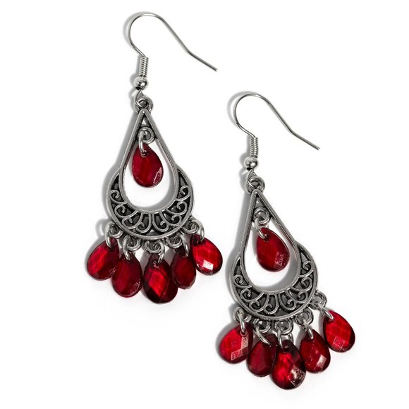 paparazzi Jewelry - Beachside Ballroom - Silver Earrings